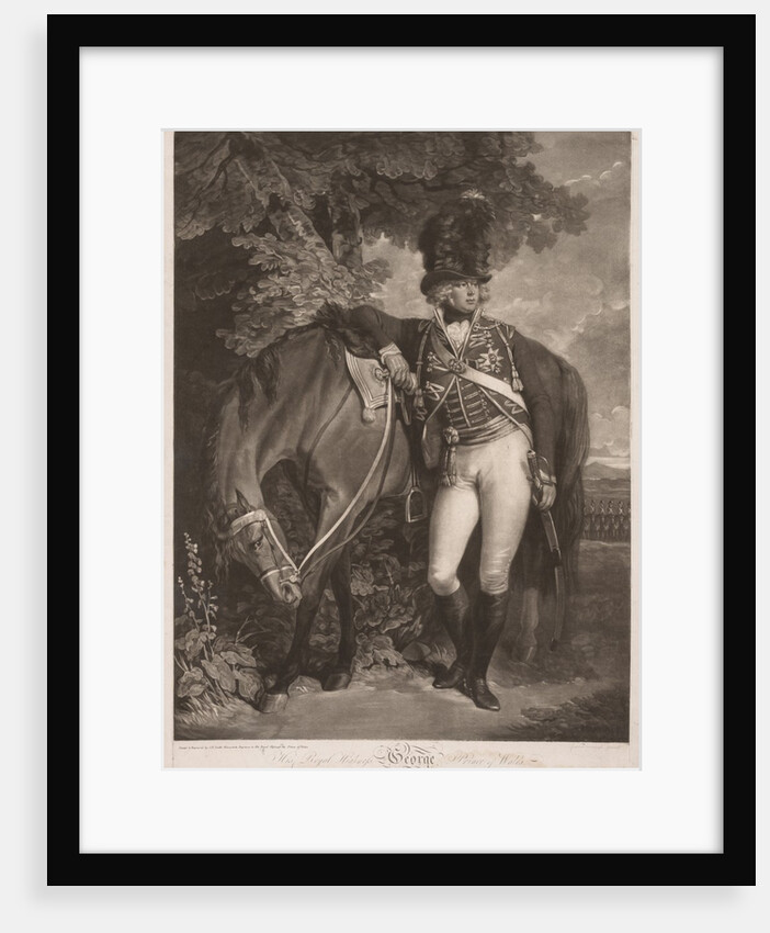 George, Prince of Wales, 1792 by John Raphael Smith