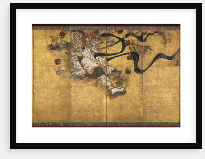 God of Thunder, mid-1600s by Workshop of Tawaraya Sotatsu