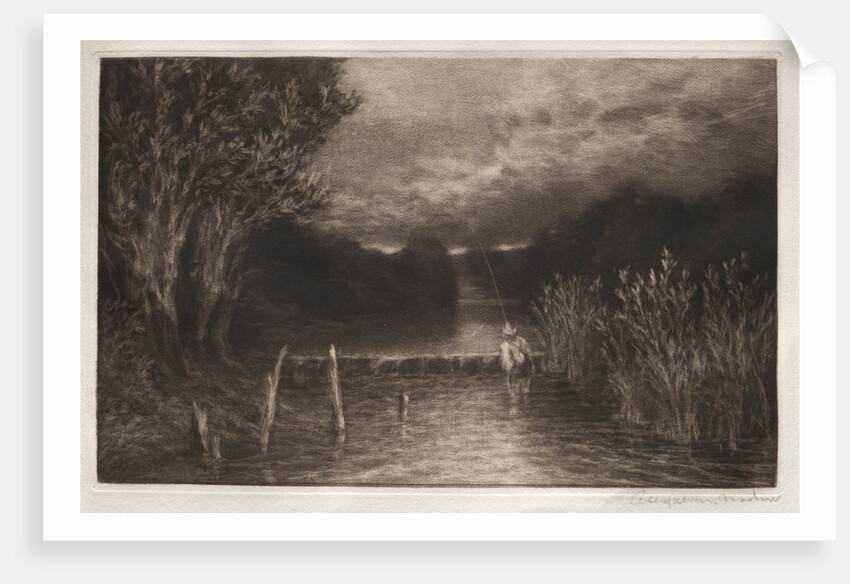 Grayling Fishing, 1897 by Francis Seymour Haden