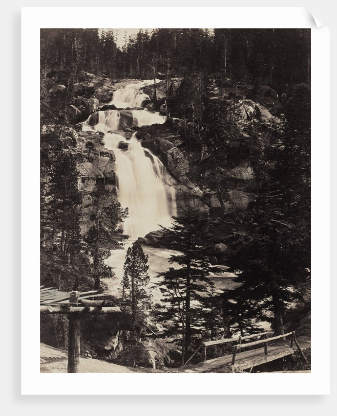 Great Upper Waterfall, High Alps, c. 1862 by Louis-Alphonse Davanne