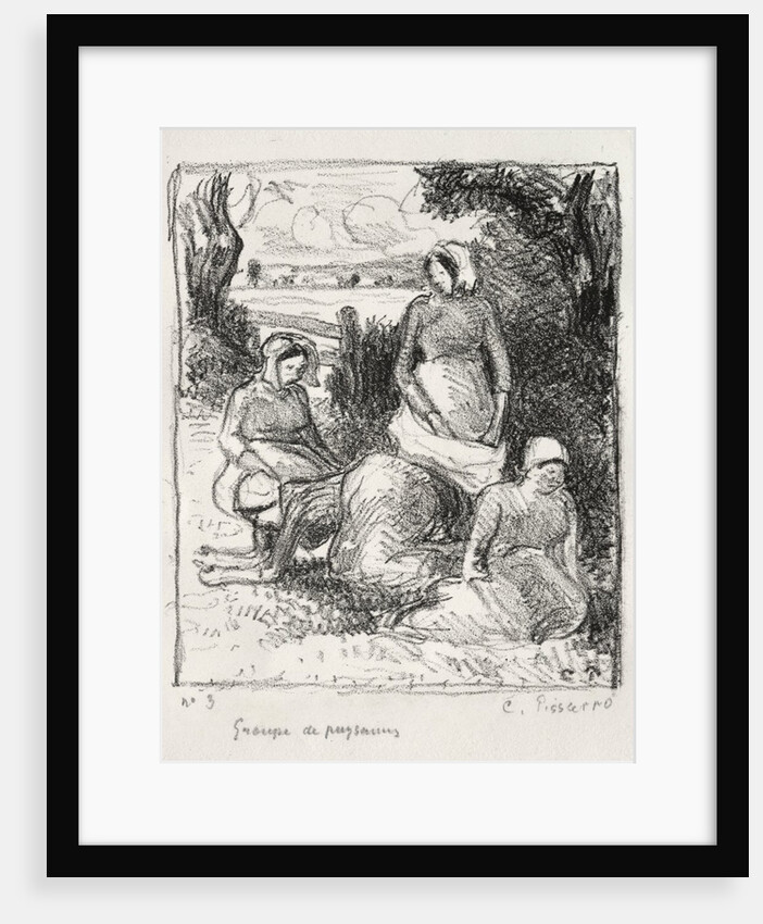 Group of Peasants, c. 1896 by Camille Pissarro