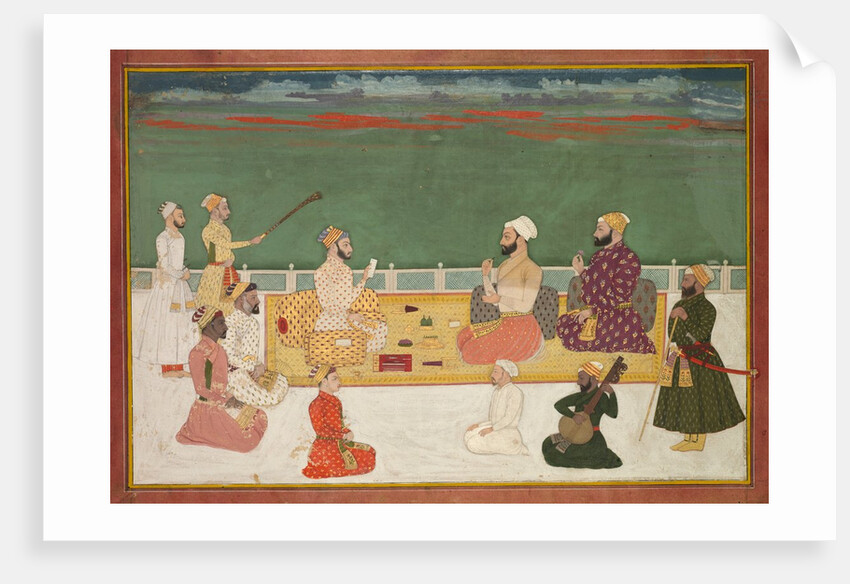 Group Portrait of Rajas Surrounded by the Courtly Retinue, c. 1700-20 by Unknown