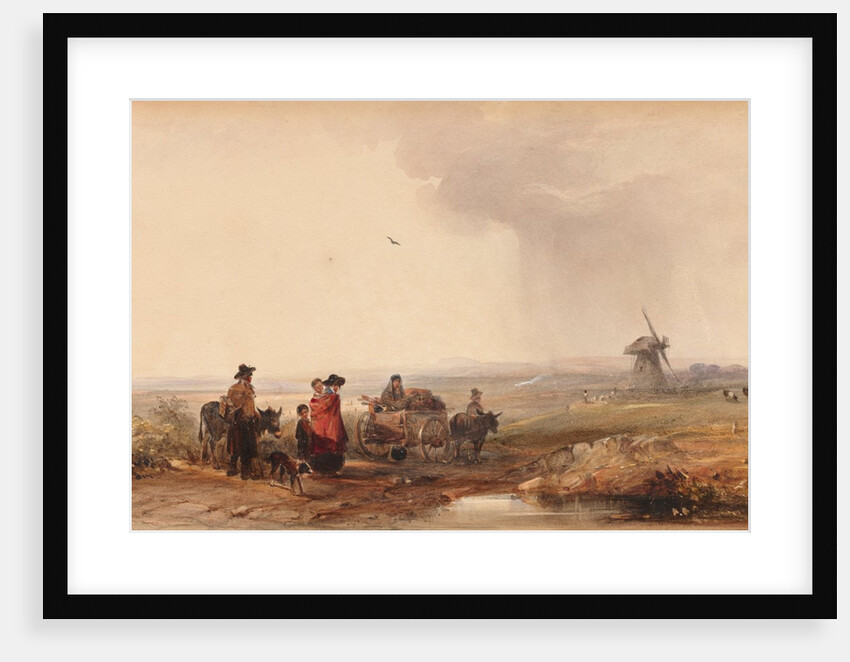 Gypsy Camp, Holland, 1800s by George Bryant Campion