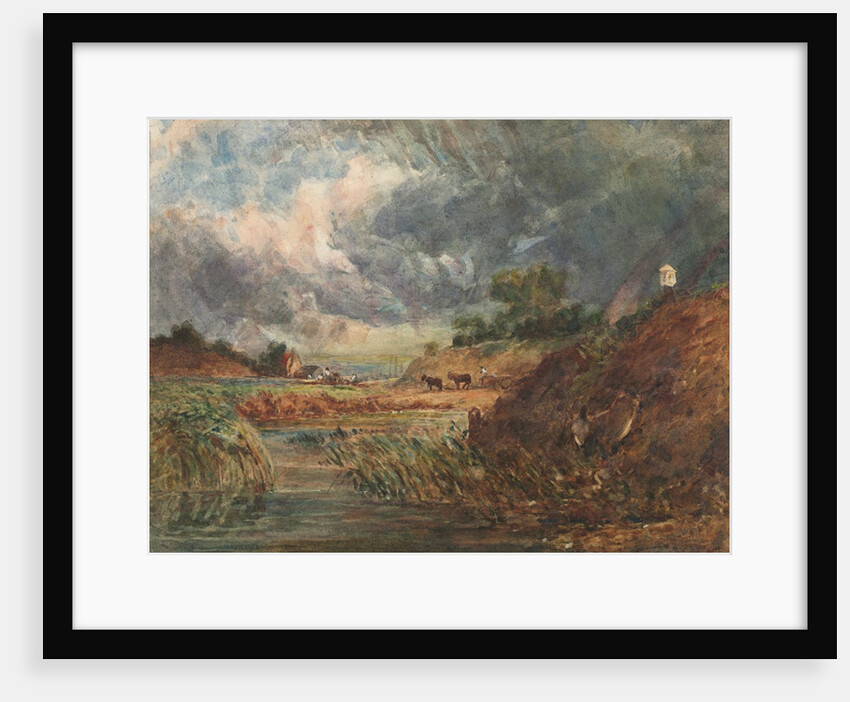 Hampstead Heath, 1800s by John Constable (imitator of)