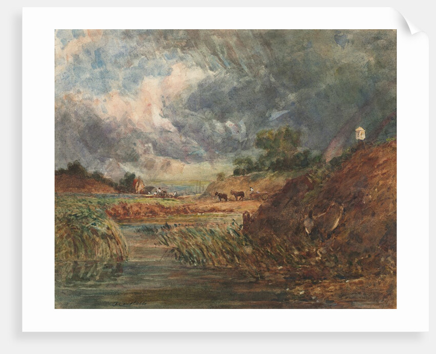Hampstead Heath, 1800s by John Constable (imitator of)