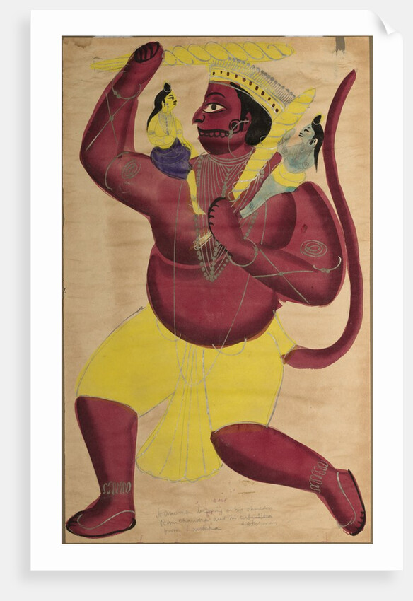 Hanuman, c. 1880 by Unknown