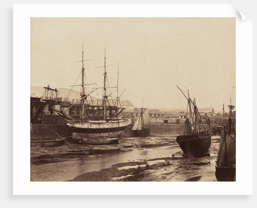 Harbour, Swansea, Wales, 1855 by Alfred Rosling