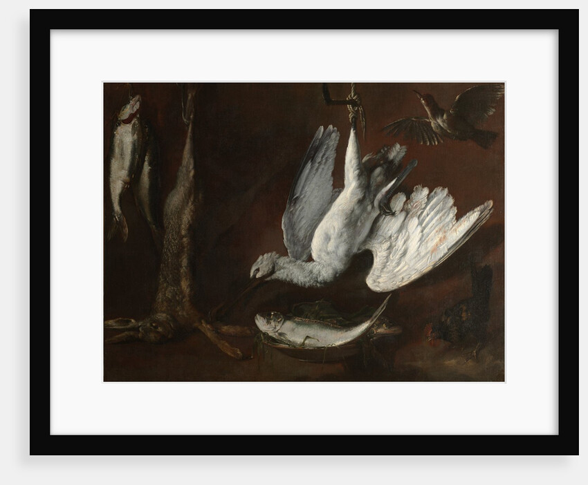 Hare, Spoonbill, and Fish, mid-1600s by Unknown