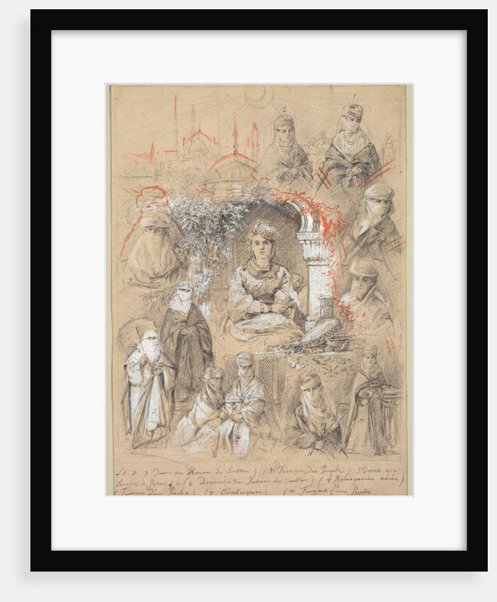 Harem Women, 1800s by Anonymous