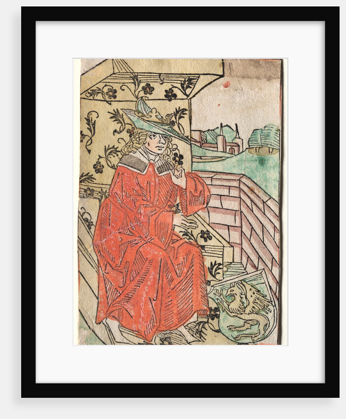 Hartlib's Alexander: Alexander Seated on Throne, 1400s by Unknown