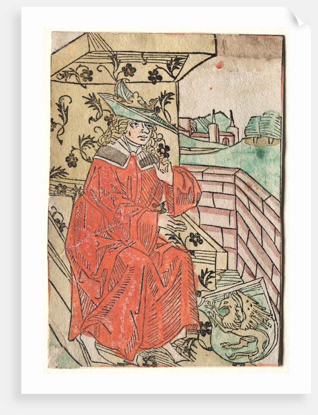 Hartlib's Alexander: Alexander Seated on Throne, 1400s by Unknown
