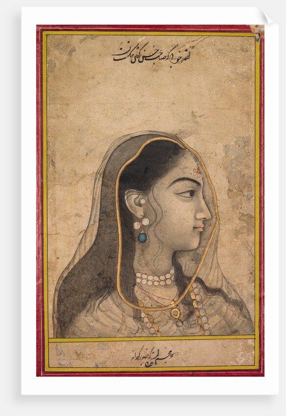 Head of a Beauty, c. 1750 by Unknown