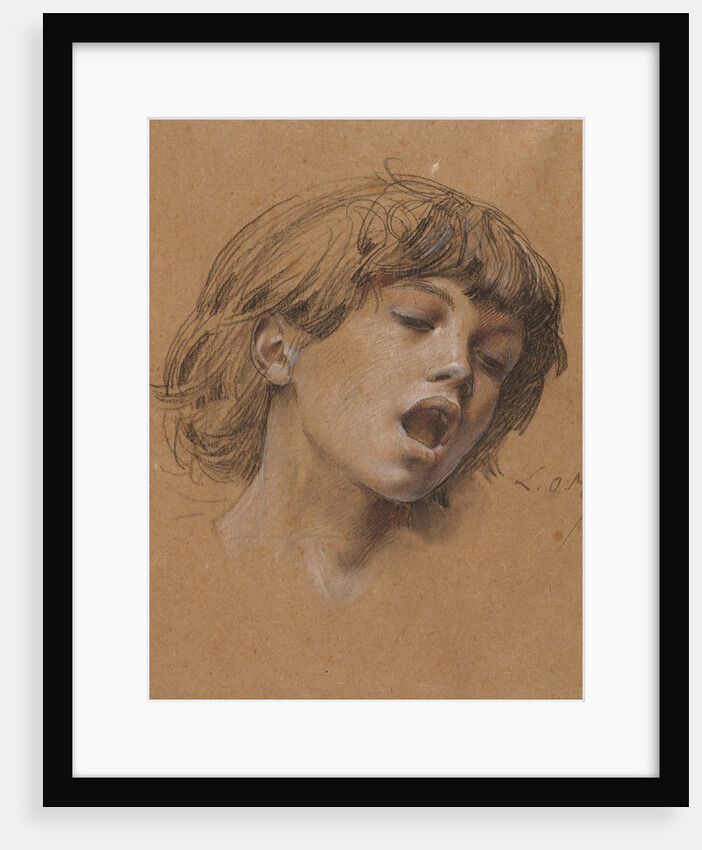 Head of a Boy Singing, c. 1898 by Luc-Olivier Merson