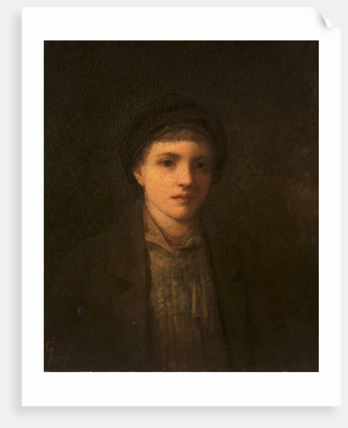 Head of a Boy, before 1885 by George Fuller