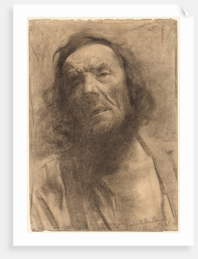 Head of a Man, 1884 by Frederick William MacMonnies