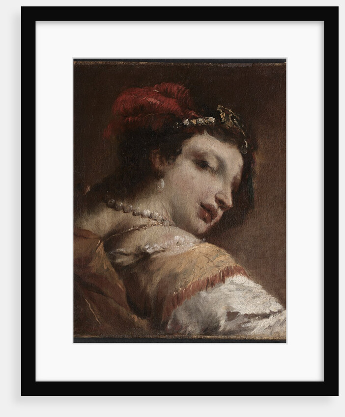 Head of a Woman, c. 1739 by Antonio Guardi
