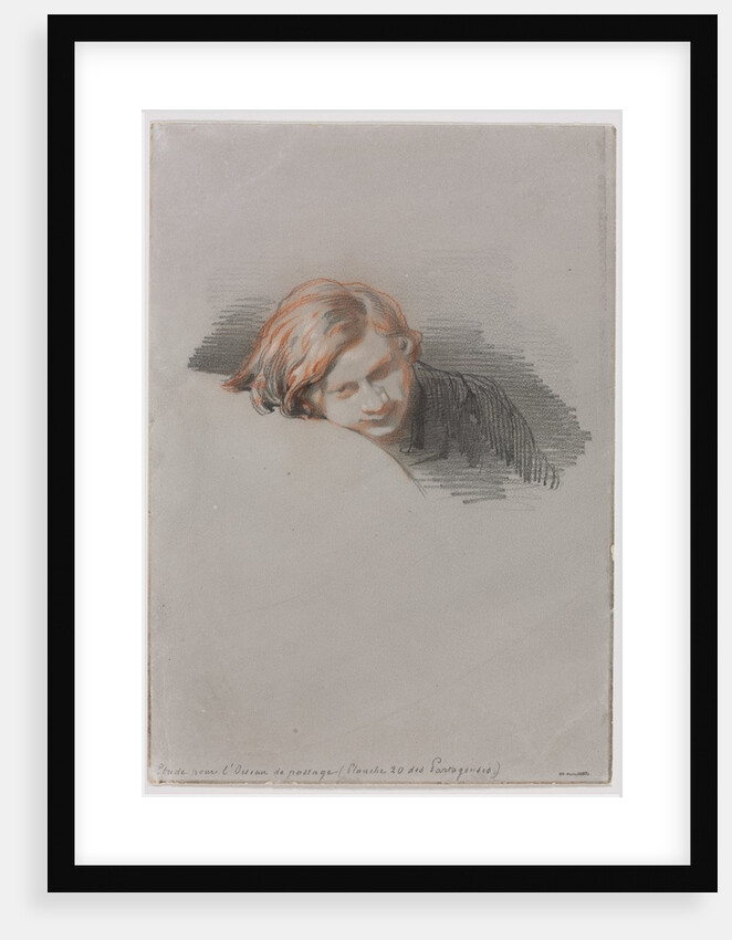 Head of a Young Man, 1853 by Paul Gavarni