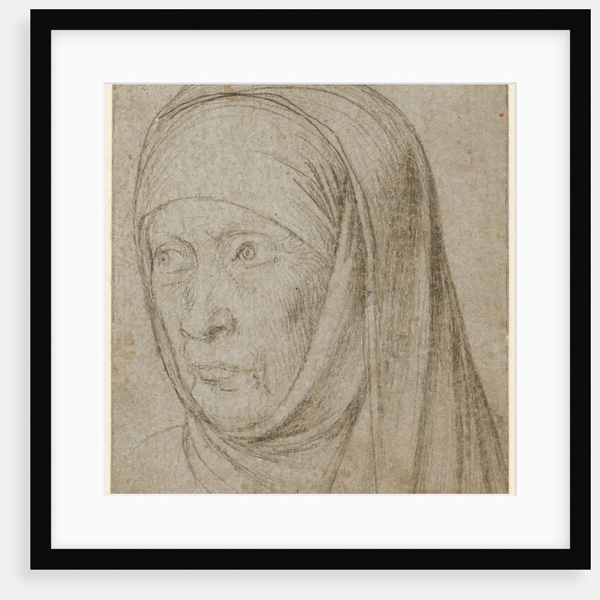 Head of an Old Woman, c. 1500 by Hans Holbein