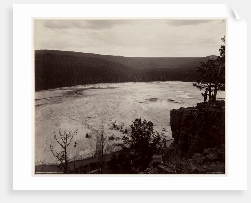 Hell's Half Acre, Prismatic Springs, c. late 1880s by Frank Jay Haynes