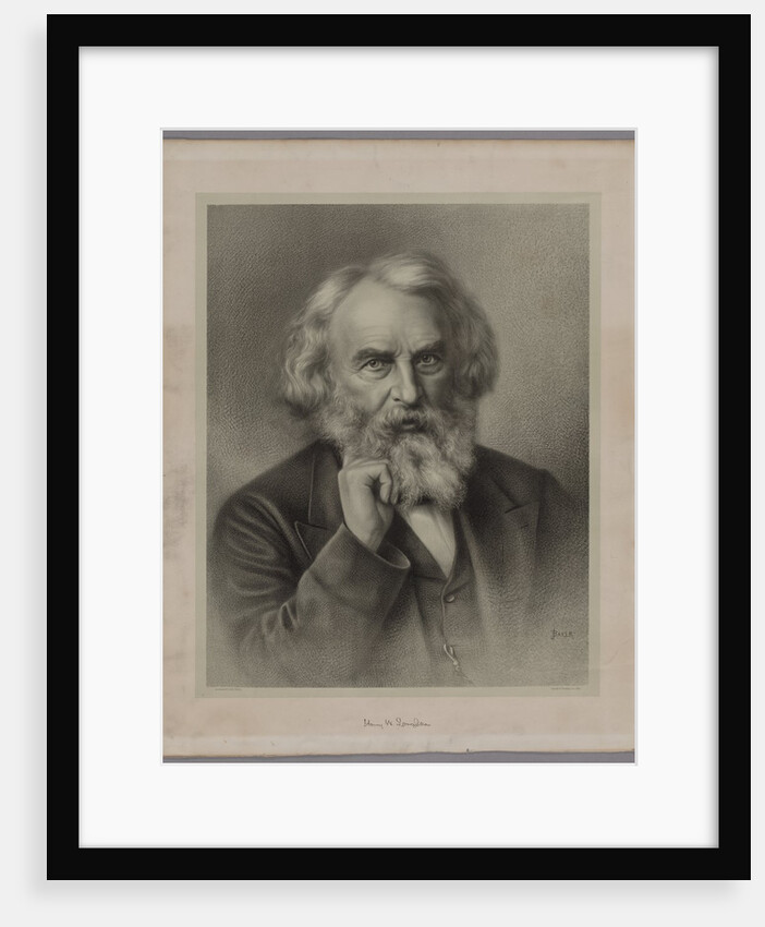 Henry Wadsworth Longfellow, 1875 by J. Baker