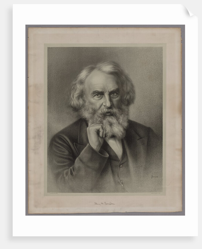 Henry Wadsworth Longfellow, 1875 by J. Baker