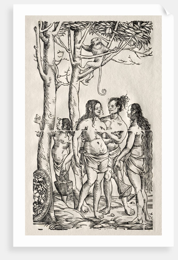 Hottentots with herd by Hans Burgkmair