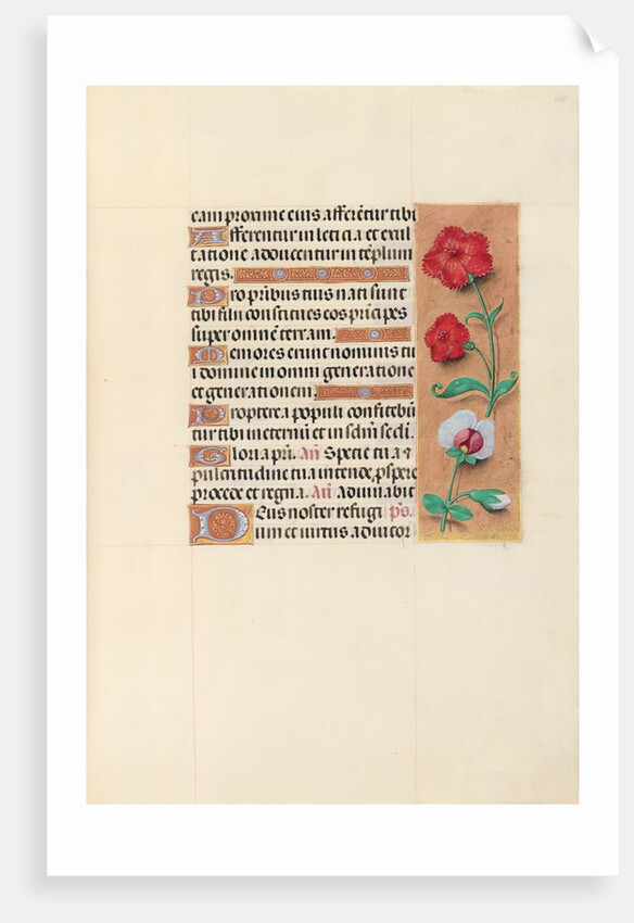 Hours of Queen Isabella the Catholic, Queen of Spain: Fol. 105r, c. 1500 by Master of the First Prayerbook of Maximillian