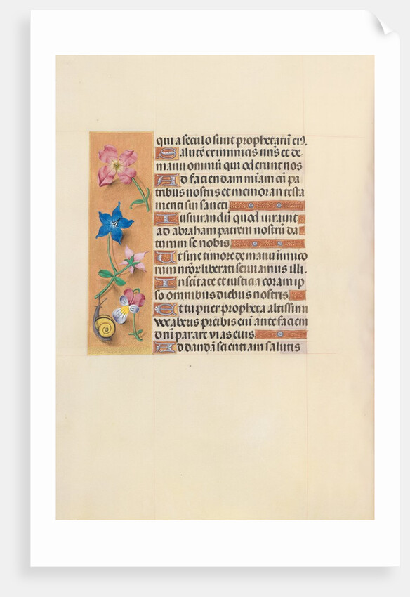Hours of Queen Isabella the Catholic, Queen of Spain: Fol. 123v, c. 1500 by Master of the First Prayerbook of Maximillian