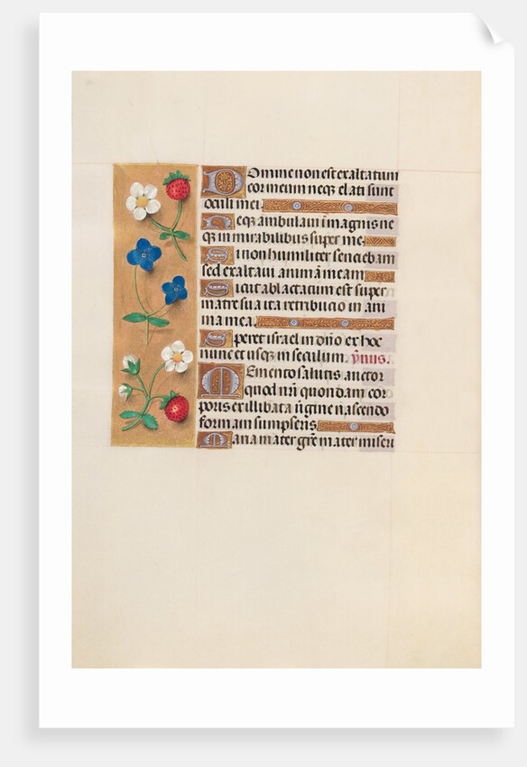 Hours of Queen Isabella the Catholic, Queen of Spain: Fol. 156v, c. 1500 by Master of the First Prayerbook of Maximillian