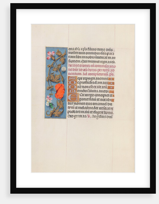 Hours of Queen Isabella the Catholic, Queen of Spain: Fol. 161v, c. 1500 by Master of the First Prayerbook of Maximillian