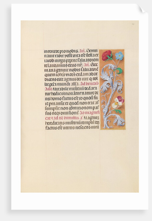 Hours of Queen Isabella the Catholic, Queen of Spain: Fol. 166r, c. 1500 by Master of the First Prayerbook of Maximillian