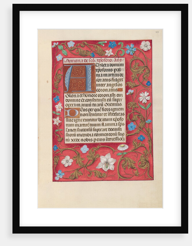Hours of Queen Isabella the Catholic, Queen of Spain: Fol. 180r, c. 1500 by Master of the First Prayerbook of Maximillian