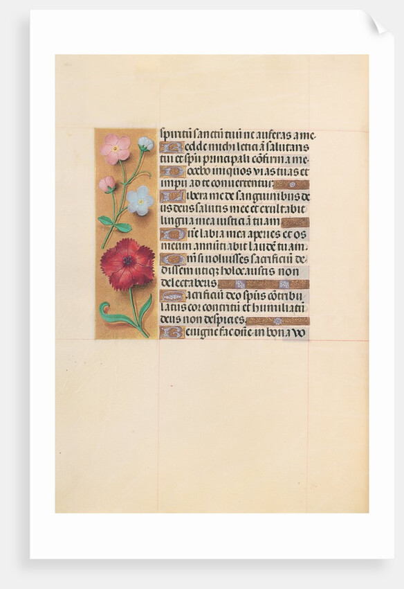 Hours of Queen Isabella the Catholic, Queen of Spain: Fol. 205v, c. 1500 by Master of the First Prayerbook of Maximillian