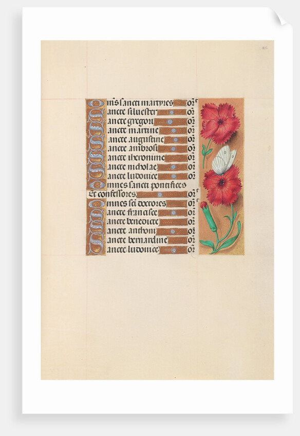 Hours of Queen Isabella the Catholic, Queen of Spain: Fol. 212r, c. 1500 by Master of the First Prayerbook of Maximillian