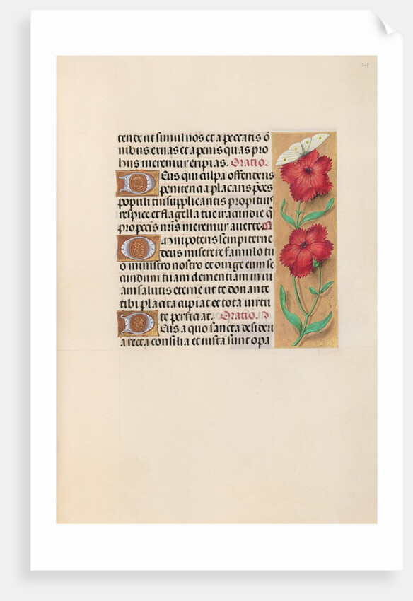 Hours of Queen Isabella the Catholic, Queen of Spain: Fol. 217r, c. 1500 by Master of the First Prayerbook of Maximillian