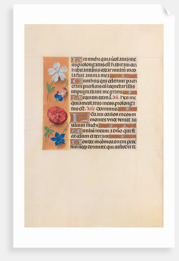 Hours of Queen Isabella the Catholic, Queen of Spain: Fol. 221v, c. 1500 by Master of the First Prayerbook of Maximillian