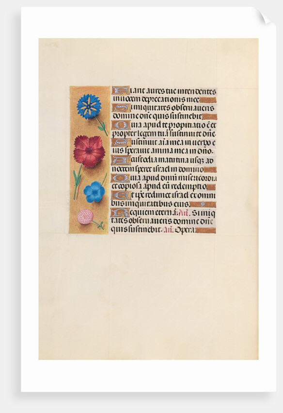 Hours of Queen Isabella the Catholic, Queen of Spain: Fol. 222v, c. 1500 by Master of the First Prayerbook of Maximillian