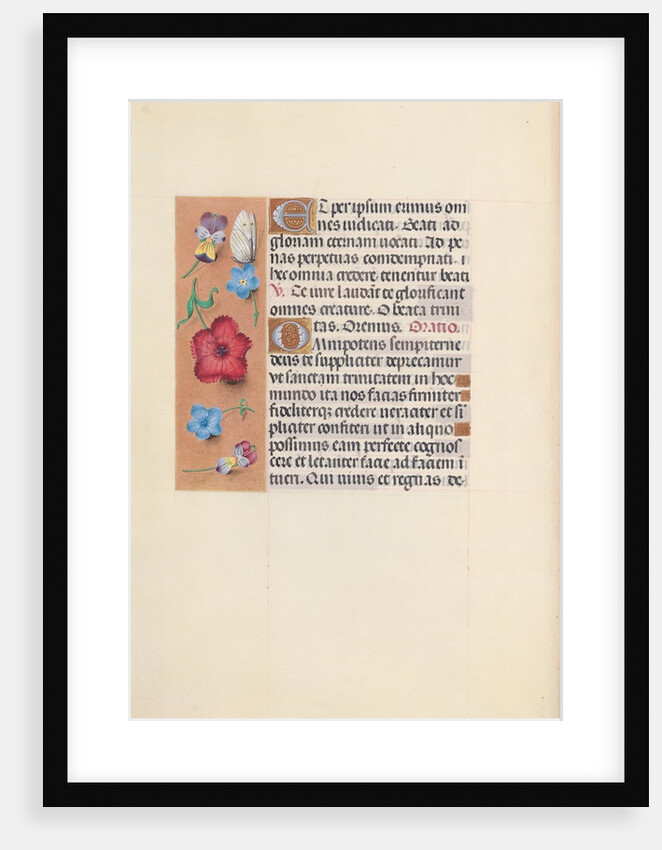 Hours of Queen Isabella the Catholic, Queen of Spain: Fol. 22v, c. 1500 by Master of the First Prayerbook of Maximillian