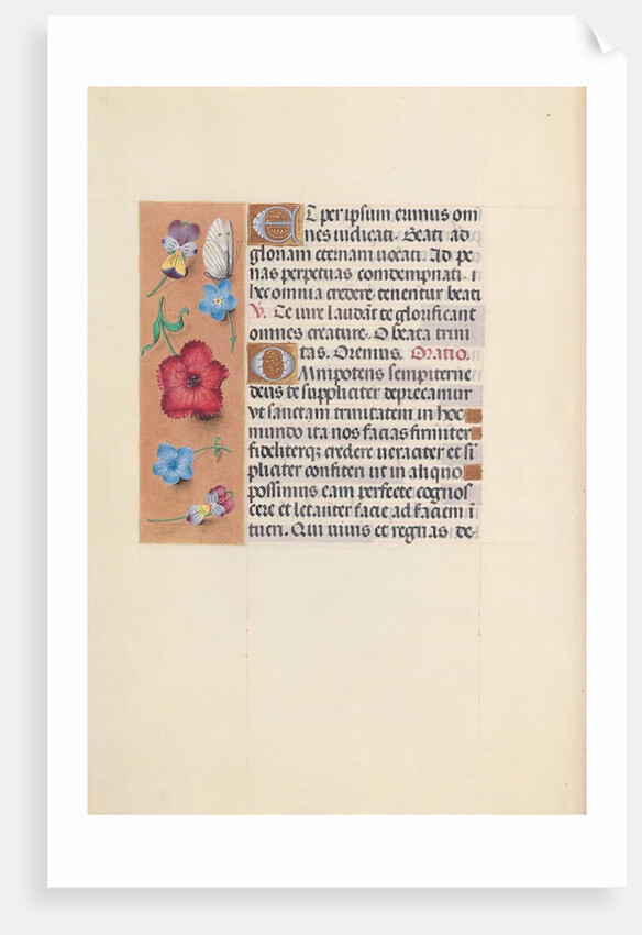 Hours of Queen Isabella the Catholic, Queen of Spain: Fol. 22v, c. 1500 by Master of the First Prayerbook of Maximillian