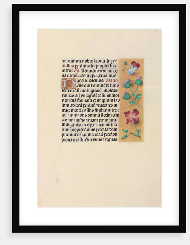 Hours of Queen Isabella the Catholic, Queen of Spain: Fol. 26r, c. 1500 by Master of the First Prayerbook of Maximillian