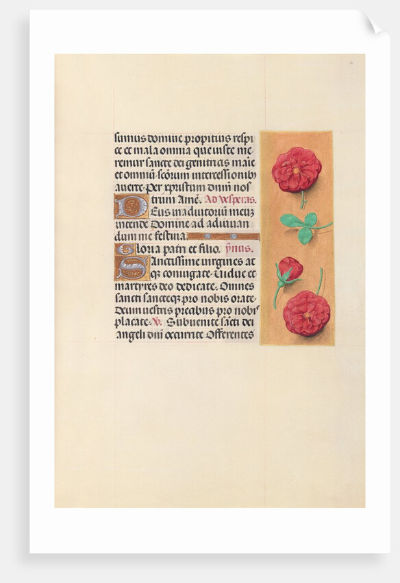 Hours of Queen Isabella the Catholic, Queen of Spain: Fol. 41r, c. 1500 by Master of the First Prayerbook of Maximillian