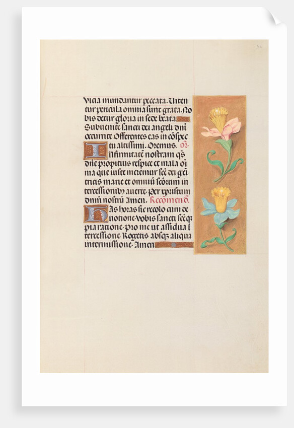 Hours of Queen Isabella the Catholic, Queen of Spain: Fol. 42r, c. 1500 by Master of the First Prayerbook of Maximillian