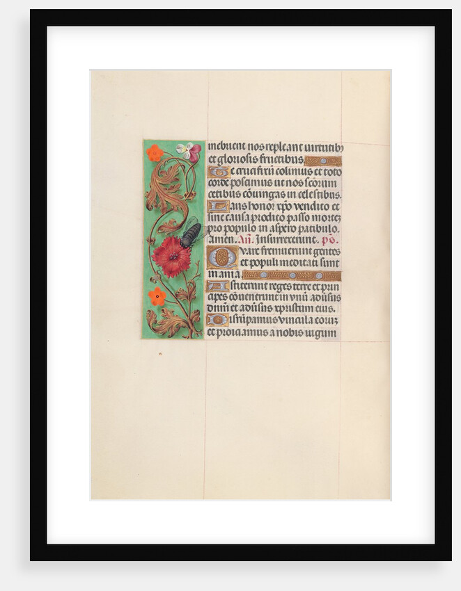 Hours of Queen Isabella the Catholic, Queen of Spain: Fol. 52v, c. 1500 by Master of the First Prayerbook of Maximillian