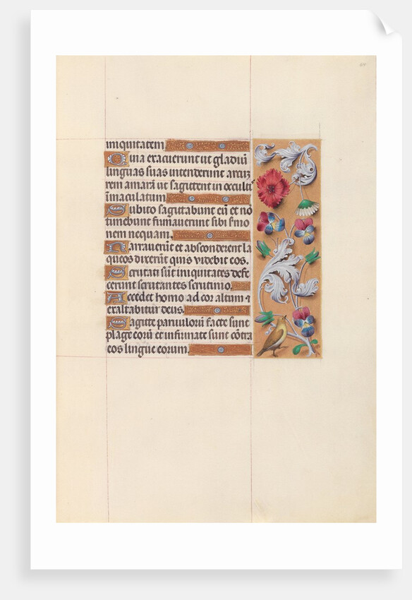 Hours of Queen Isabella the Catholic, Queen of Spain: Fol. 64r, c. 1500 by Master of the First Prayerbook of Maximillian