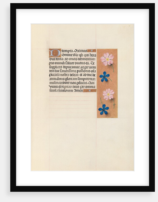 Hours of Queen Isabella the Catholic, Queen of Spain: Fol. 65r, c. 1500 by Master of the First Prayerbook of Maximillian