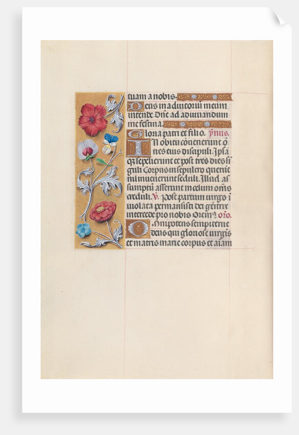 Hours of Queen Isabella the Catholic, Queen of Spain: Fol. 85v, c. 1500 by Master of the First Prayerbook of Maximillian