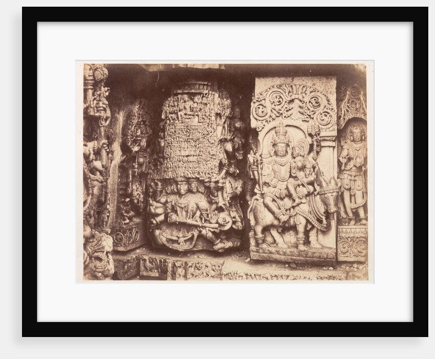 Hoysalesvara Temple Sculpture, Halebid, 1856-1857 by Richard Banner Oakeley