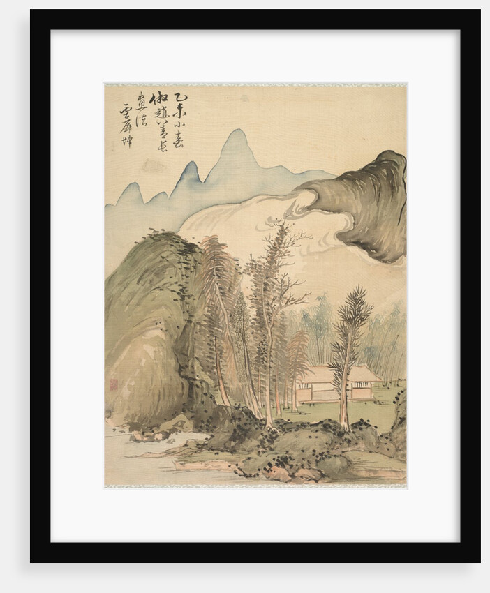 Hut Amidst the Trees, 1847 by Tsubaki Chinzan