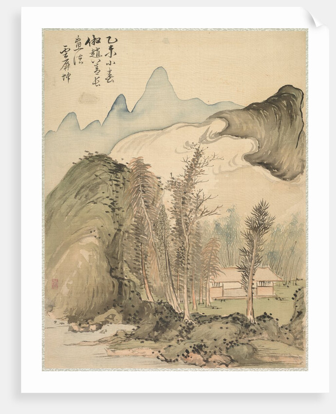 Hut Amidst the Trees, 1847 by Tsubaki Chinzan