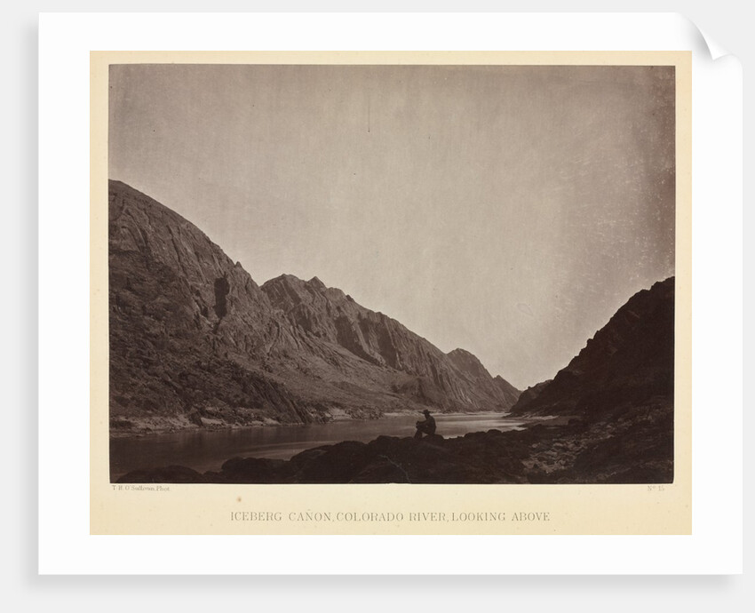 Iceberg Canyon, Colorado River Looking Above, c. 1871 by Timothy H. O'Sullivan
